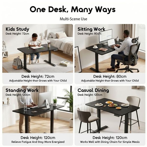 FlexiStation Ergonomic Smart Adjustable Electric Standing Desk