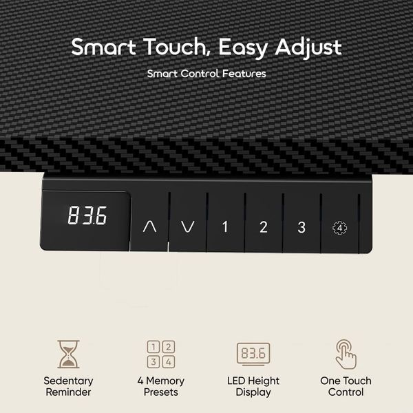 FlexiStation Ergonomic Smart Adjustable Electric Standing Desk