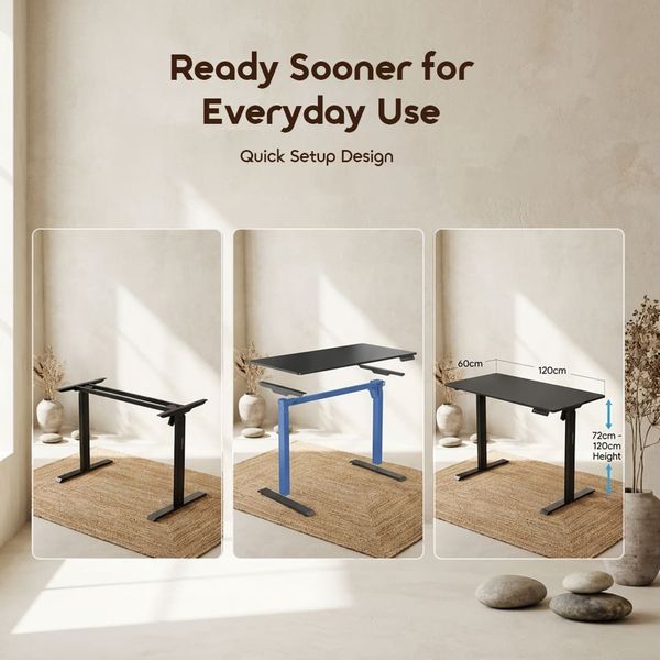 FlexiStation Ergonomic Smart Adjustable Electric Standing Desk