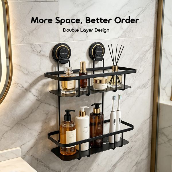 DuoNest Nail-Free Double-Tier Storage Basket