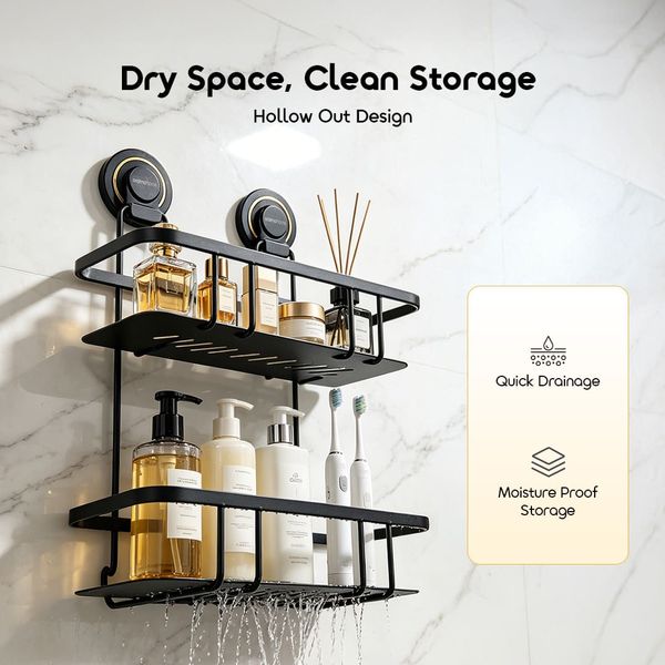 DuoNest Nail-Free Double-Tier Storage Basket