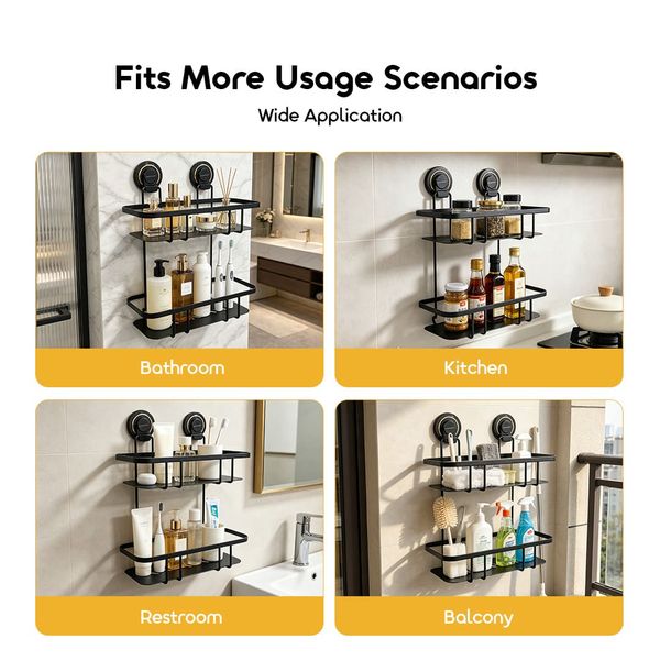 DuoNest Nail-Free Double-Tier Storage Basket