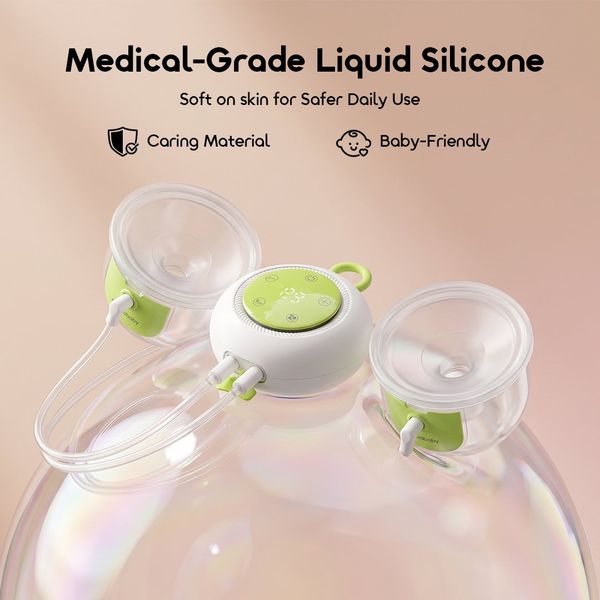 DuoPump Flex Smart Wearable Electric Breast Pump with Micro-Vibration Technology