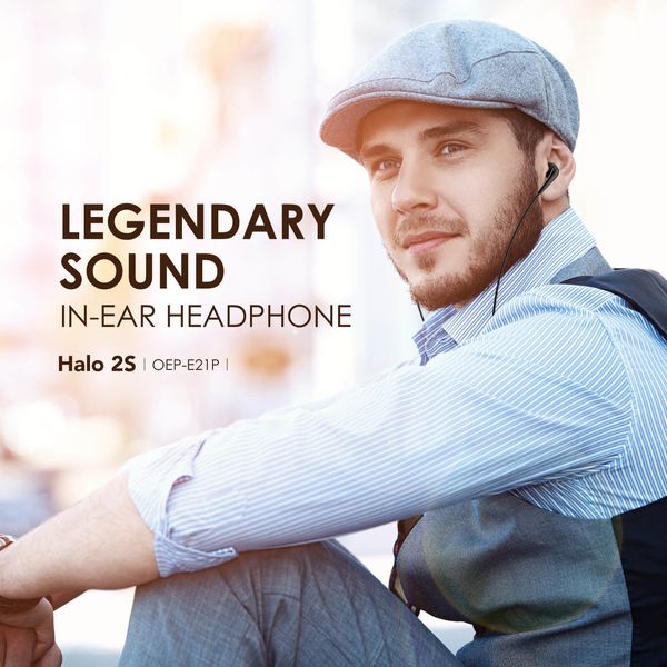 Halo 2S Half In-Ear Wired Headphones