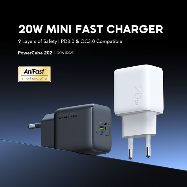 PowerCube 202 EU Type 20W Compatible Charger Kit