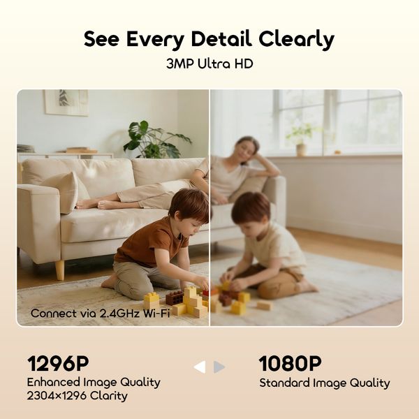 Vigicam 3MP Ultra HD Night Vision IP Camera