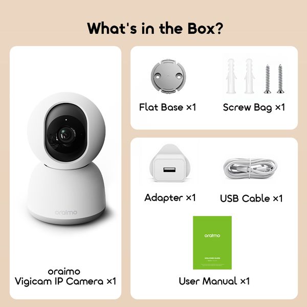 Vigicam 3MP Ultra HD Night Vision IP Camera
