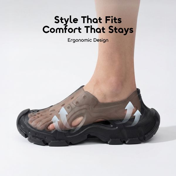 TechGrip EVA Stylish Comfy Outdoor Slides