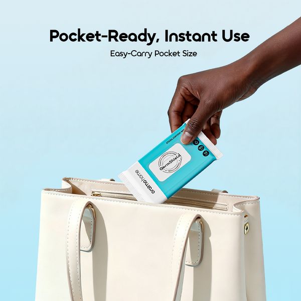 GermShield Lingettes stérilisantes végétales sans alcool