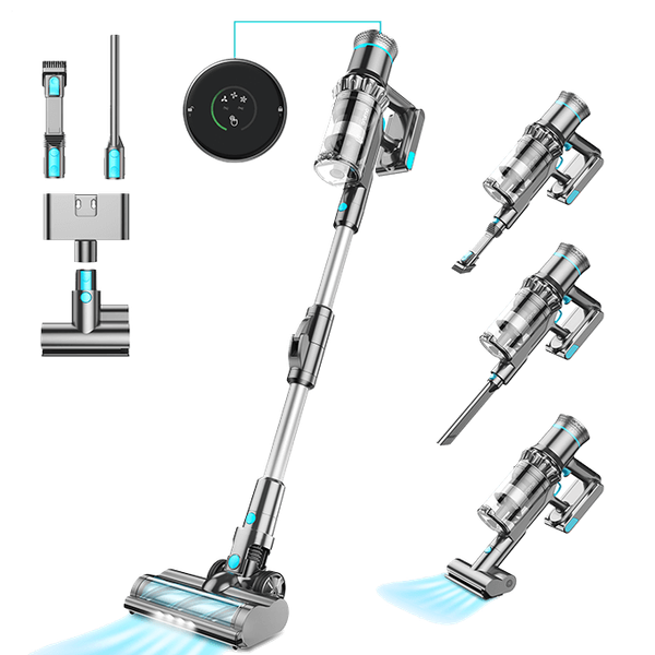 oraimo UltraCleaner S3 Stick Vacuum Cleaner, 27KPA Cordless Vacuum Cleaner (380W Brushless Motor