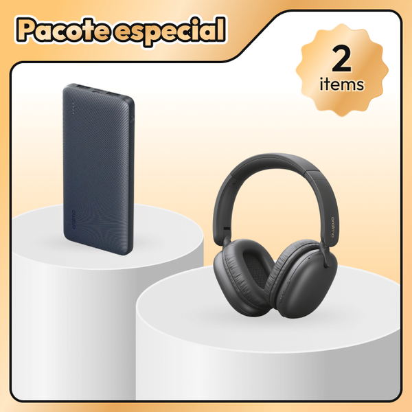 BoomPop Lite&Toast 15 Flash ENC Over-Ear Wireless Headphones&10000mAh Fast Charging Power Bank