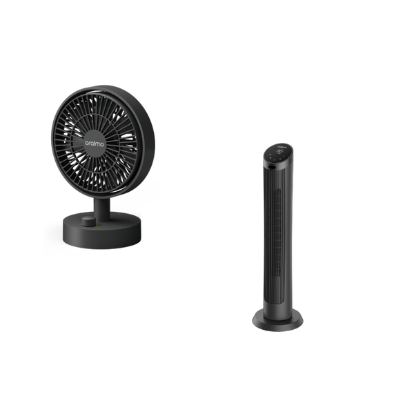 CyberStorm Tower Fan Plus SmartTableFan Bundle Sale
