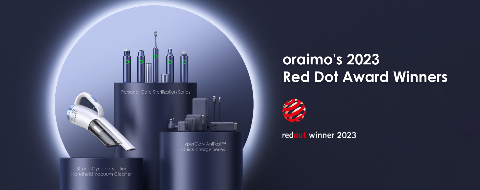 oraimo is the winner of red dot award in 2023