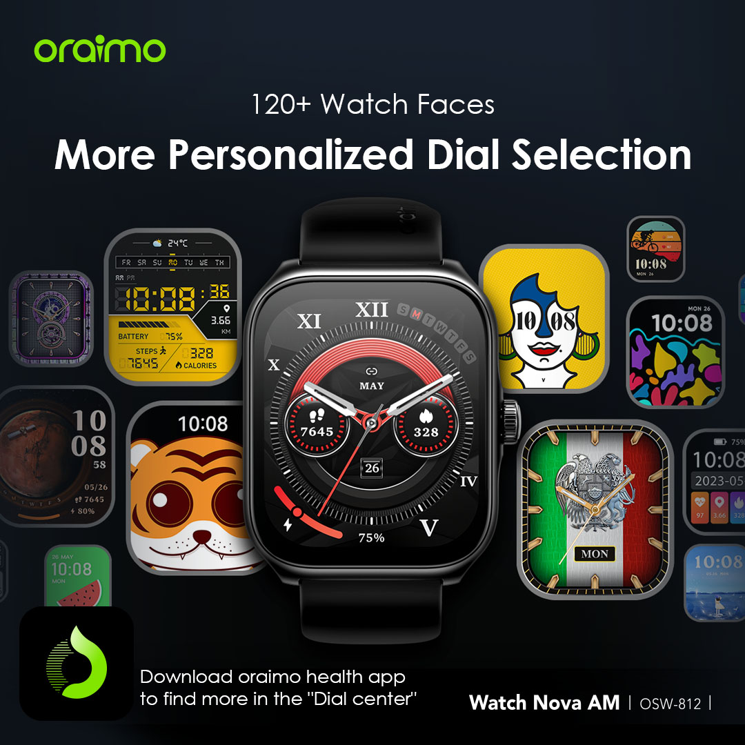 Watch Nova AM OSW-812 120+ watch faces