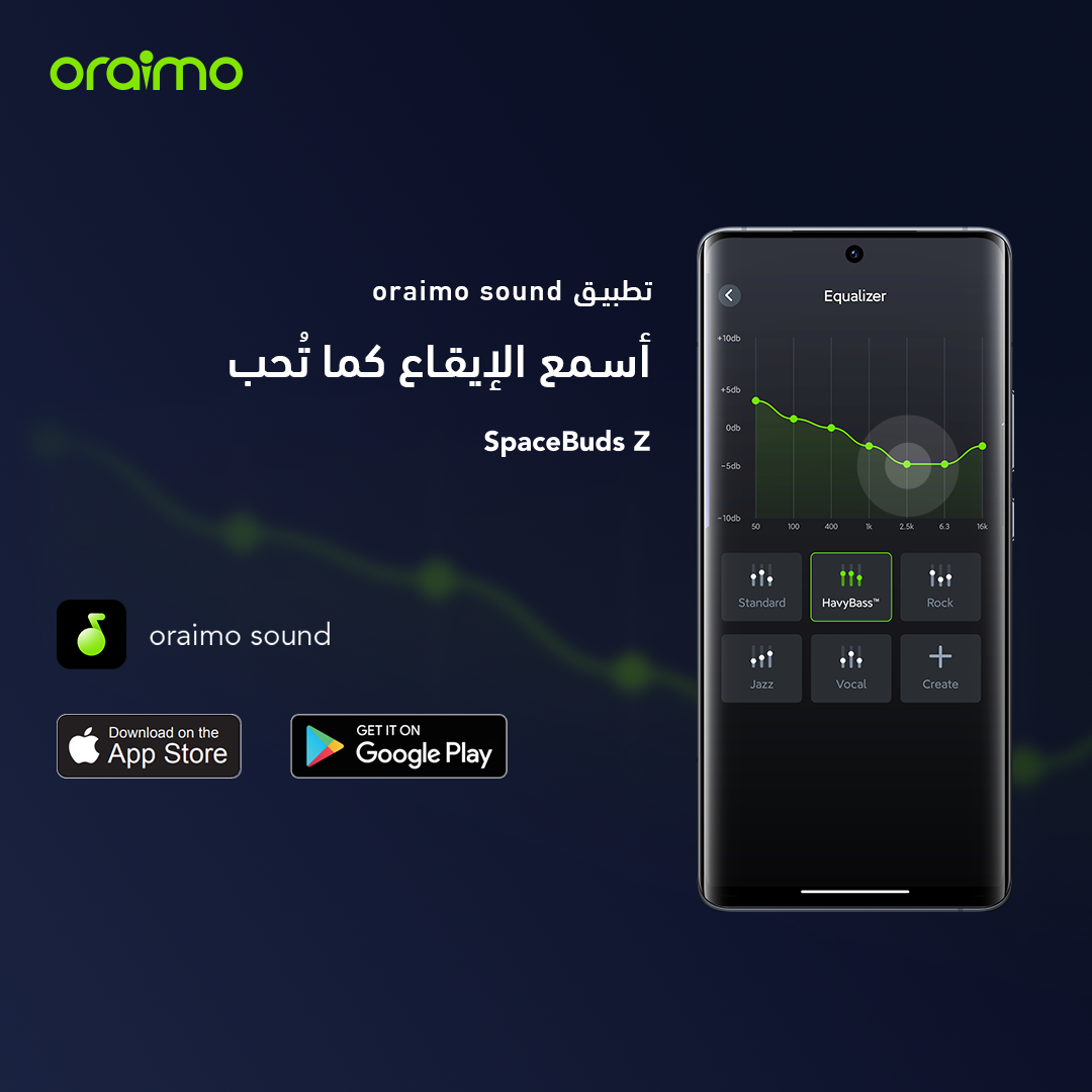 SpaceBuds Z OTW-625 oraimo sound app