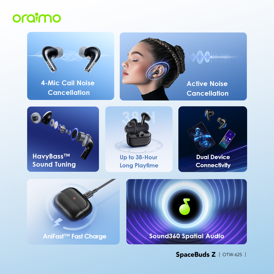 SpaceBuds Z OTW-625 features