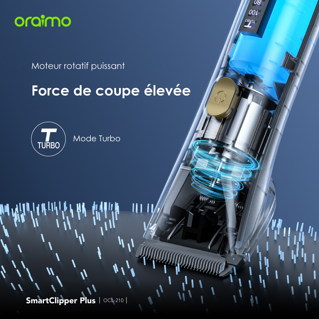 oraimo Smart Clipper Plus Tondeuse à cheveux sans fil