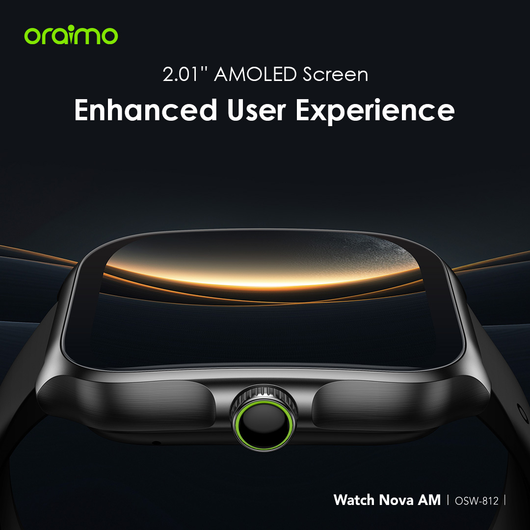 Watch Nova AM OSW-812 2.01' AMOLED Screen