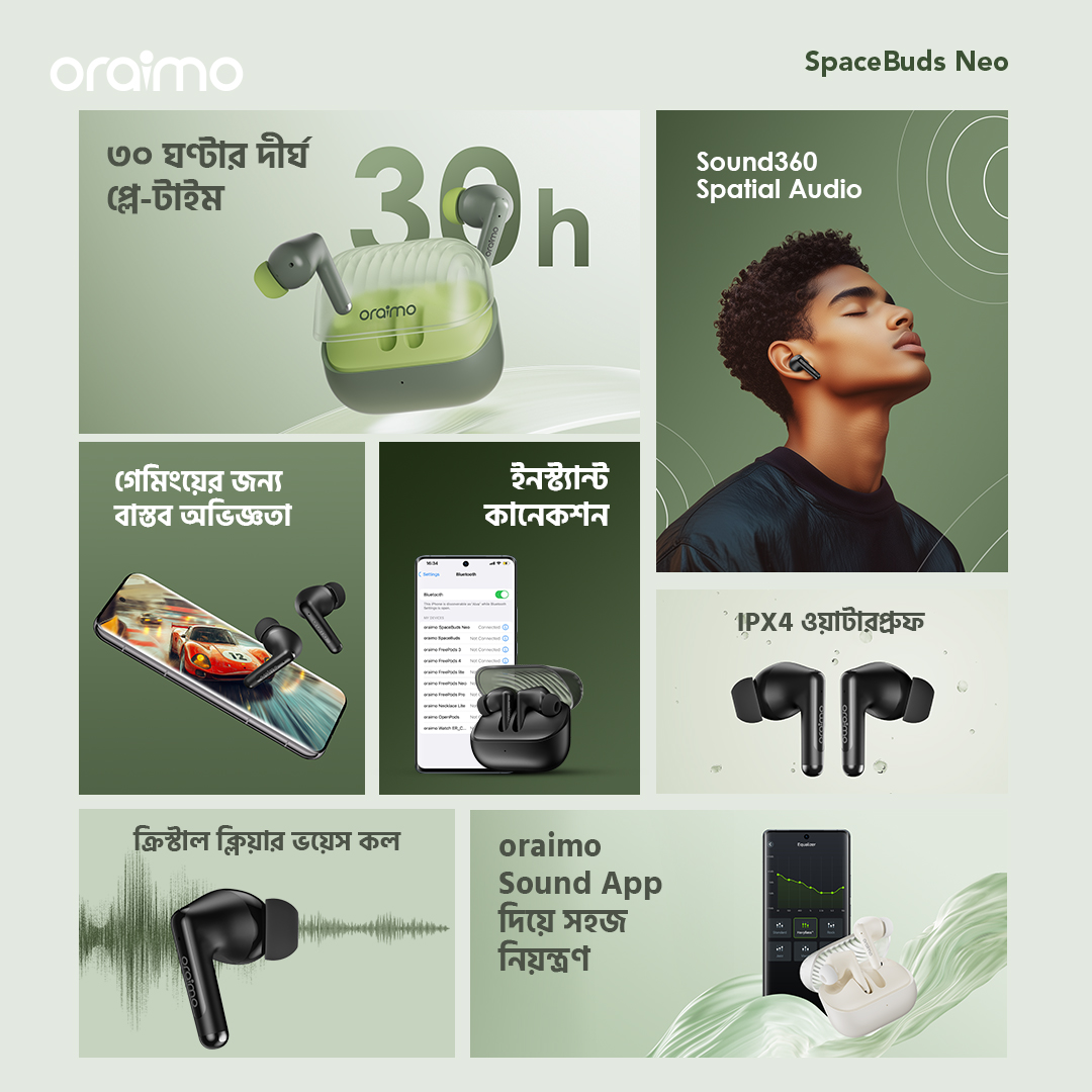 SpaceBuds Neo OTW-323 features