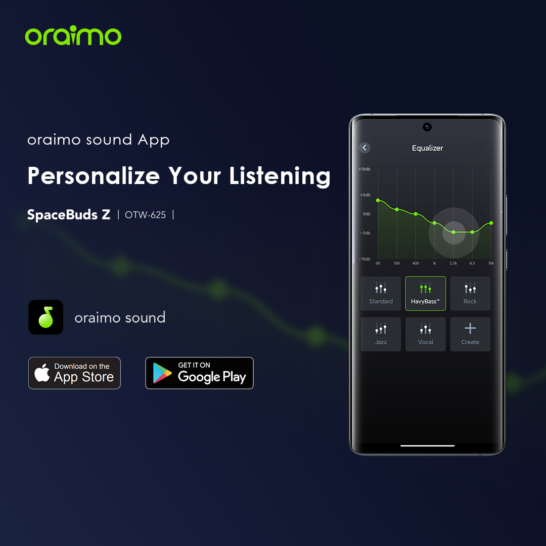 SpaceBuds Z OTW-625 oraimo sound app