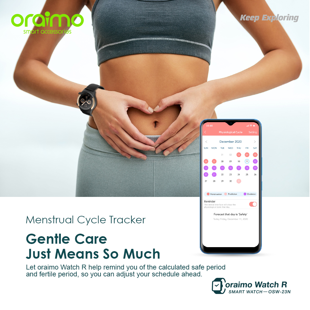 Watch Pro OSW-23N menstrual circle track