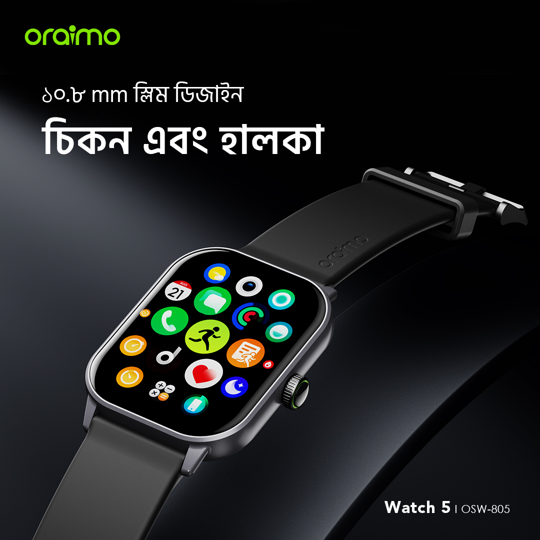 স্মার্ট ওয়াচ Watch 5 OSW-805 thin and tight