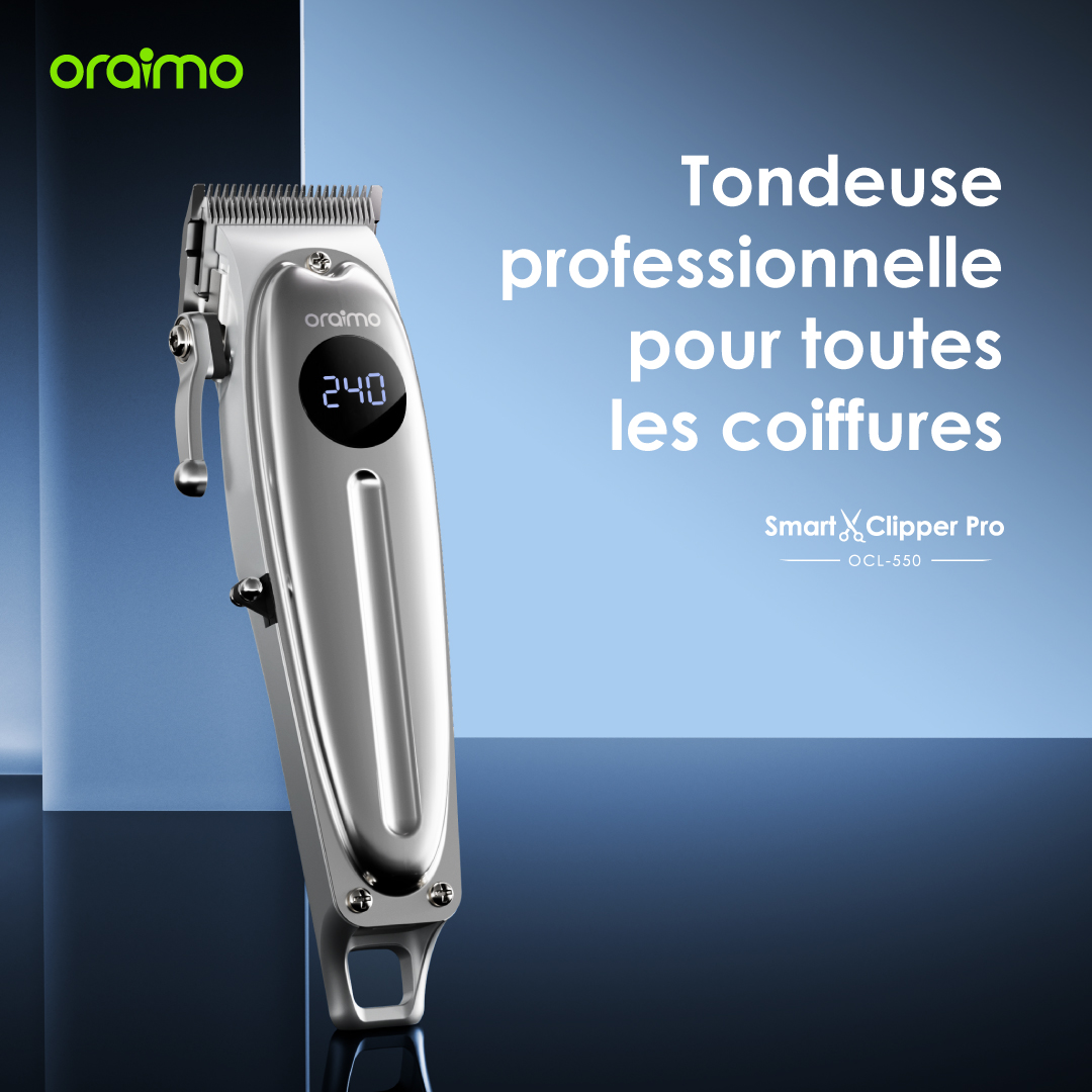Produit oraimo SmartClipper Pro Tondeuse à cheveux professionnelle