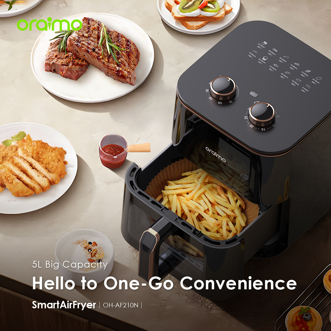 SmartAirFryer OH-AF210N 5L capacity