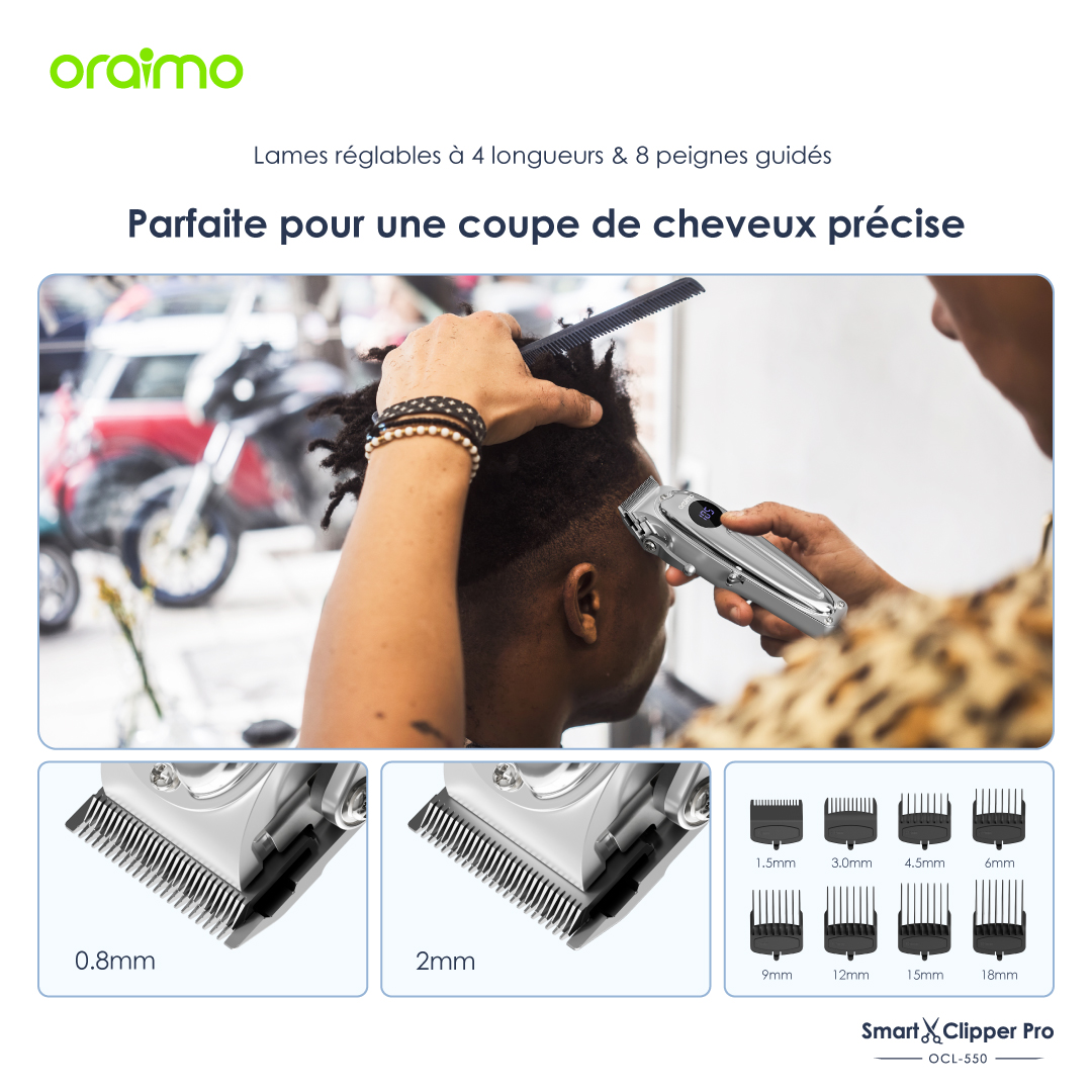 Produit oraimo SmartClipper Pro Tondeuse à cheveux professionnelle