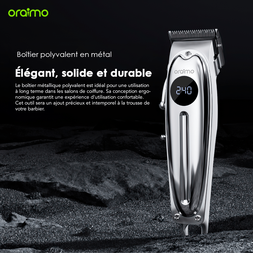 oraimo Smart Barberkit Kit de barbier à moteur super puissant OCS-550