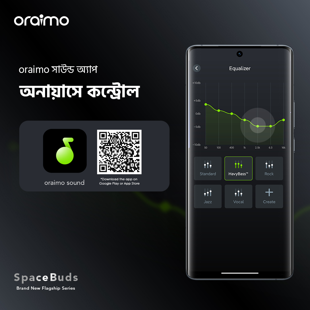 OTW-630 SpaceBuds oraimo sound app