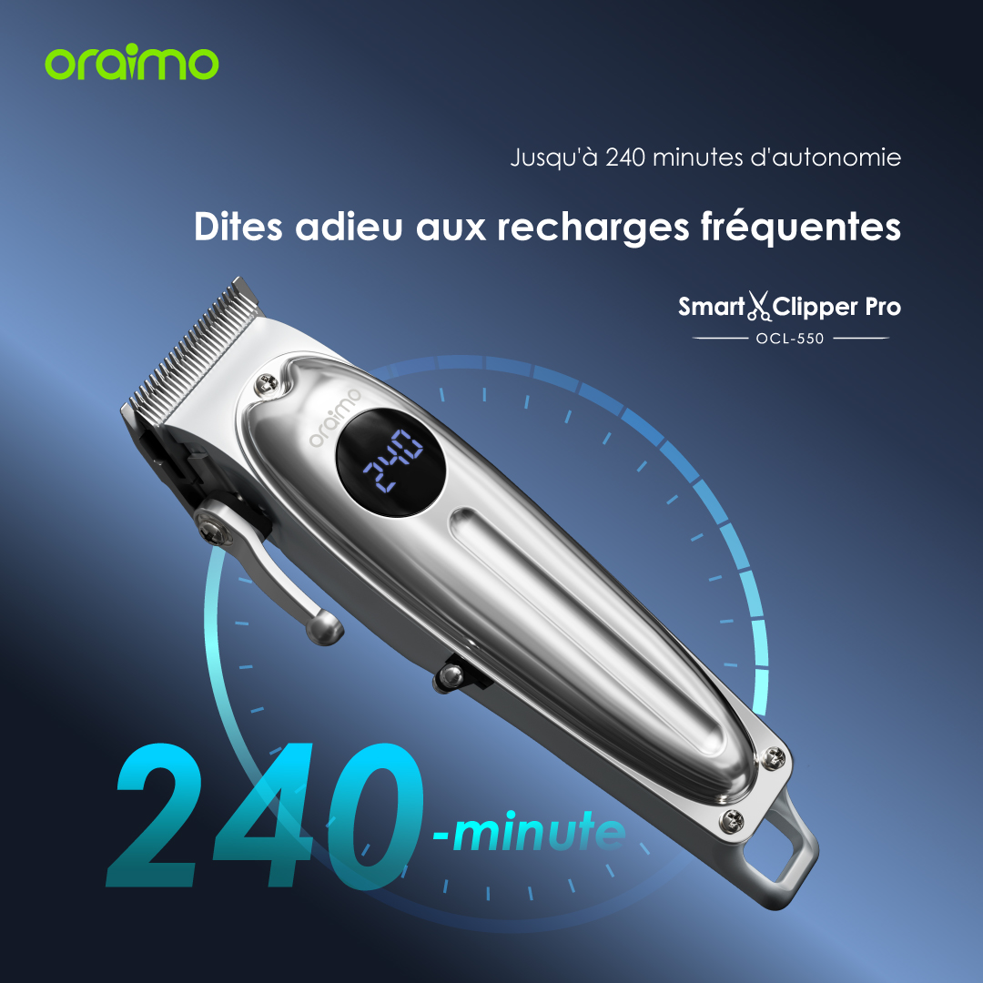 Produit oraimo SmartClipper Pro Tondeuse à cheveux professionnelle